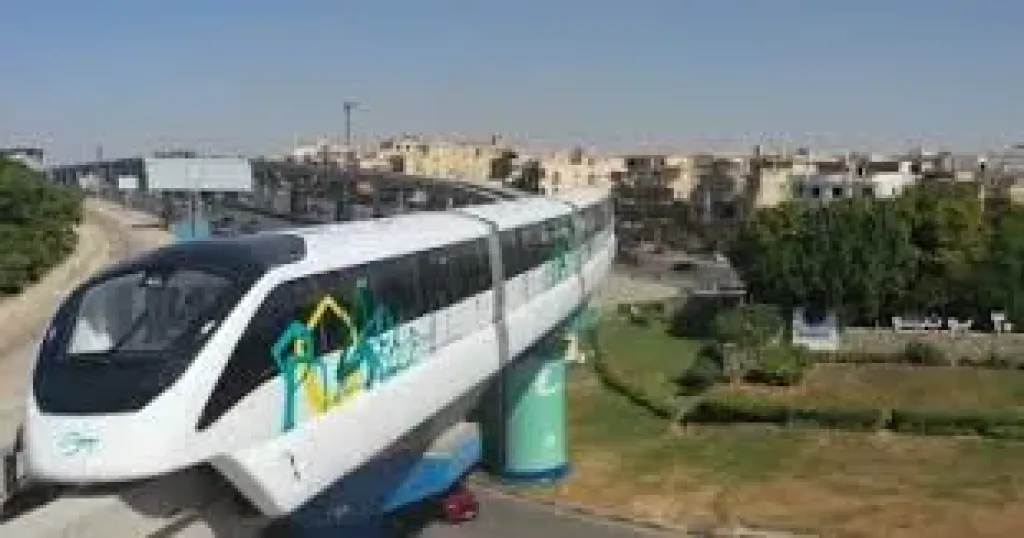 تحويلات مرورية لتنفيذ أعمال إنشائية خاصة بمشروع المونوريل بالجيزة