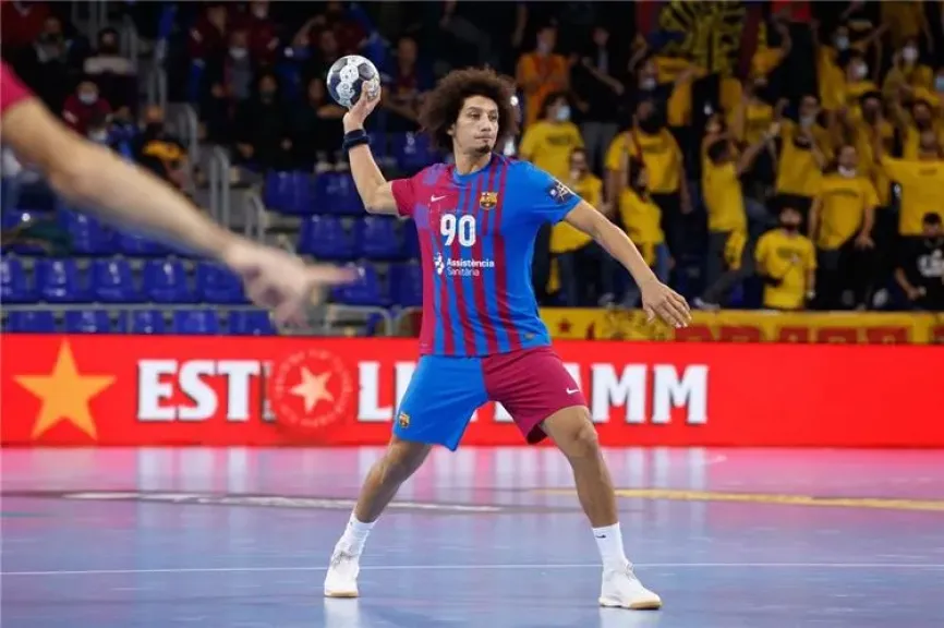 على زين أفضل لاعب فى مباراة الأهلى والترجى التونسى فى الكؤوس الأفريقية لكرة اليد