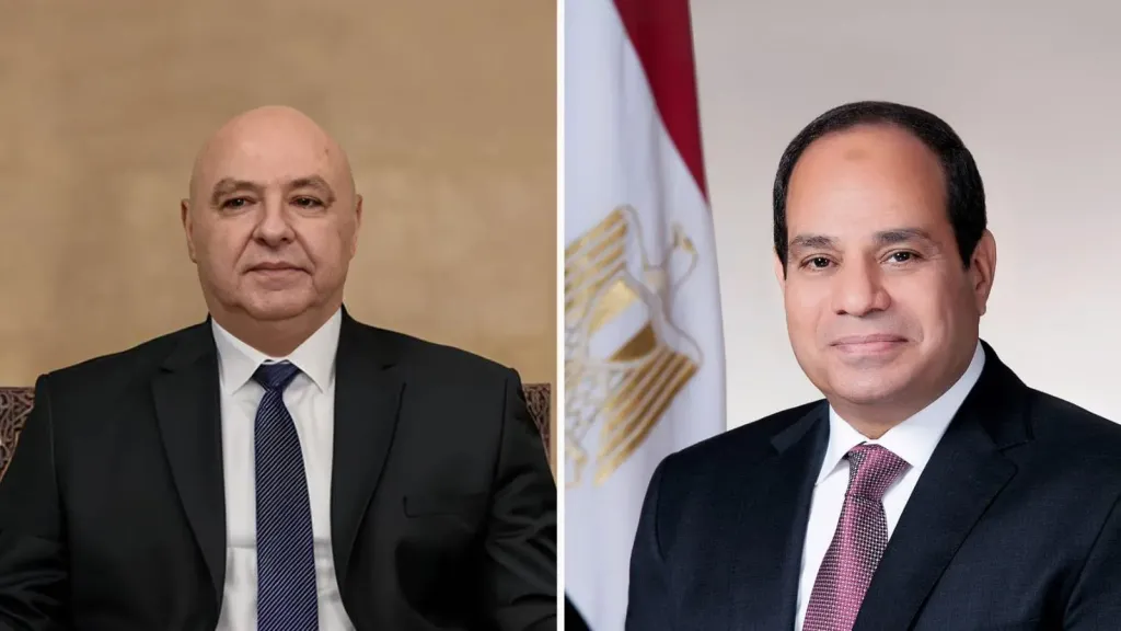 الرئيس السيسي: مصر ستظل بجانب لبنان في كل المساعي الرامية إلى الحفاظ على استقراره وسيادته