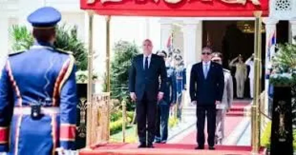 استقبال رسمى ومباحثات ومؤتمر صحفى بين الرئيس السيسى ونظيره اللبنانى..