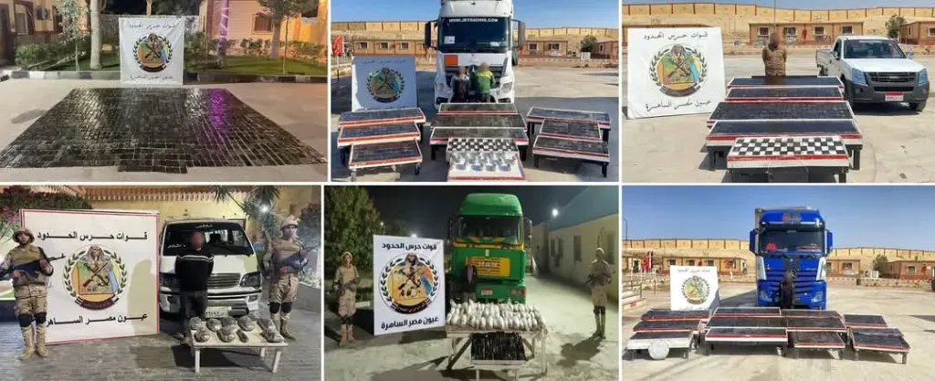 نشاط مكثف لقوات حرس الحدود على كافة الإتجاهات الإستراتيجية للدولة
