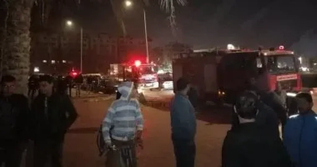 السيطرة على حريق داخل ورشة فى العمرانية