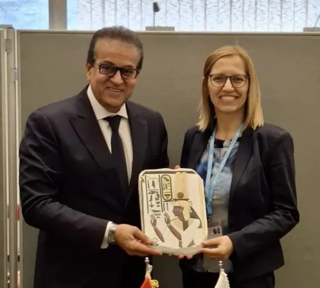 مصر وسلوفينيا تبحثان تعزيز التعاون الصحي المشترك على هامش «الصحة العالمية» بجنيف