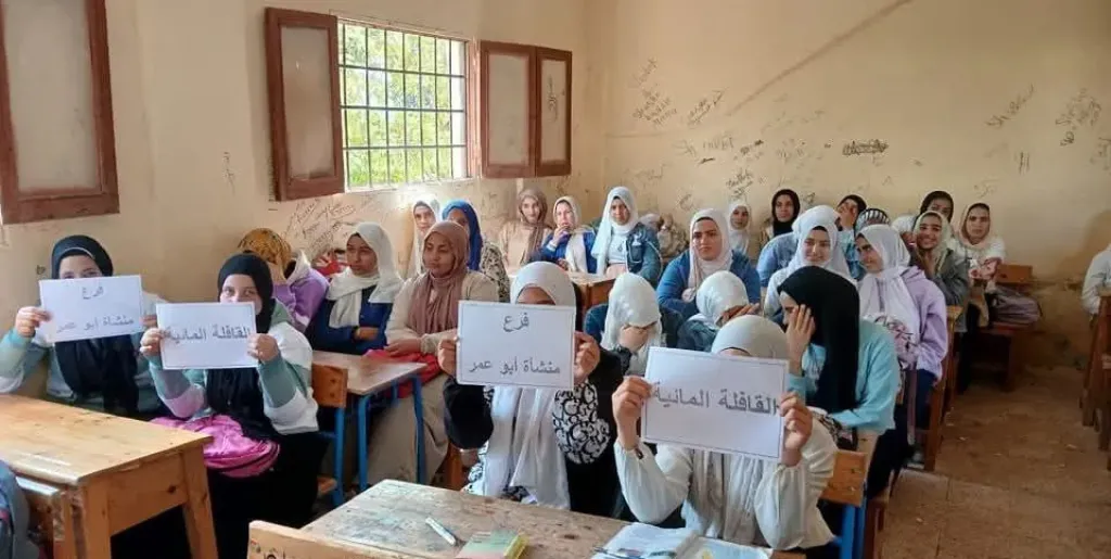 مياة الشرقية :قافلة مائية مجانية شاملة كفر المنشية بمنشأة أبو عمر