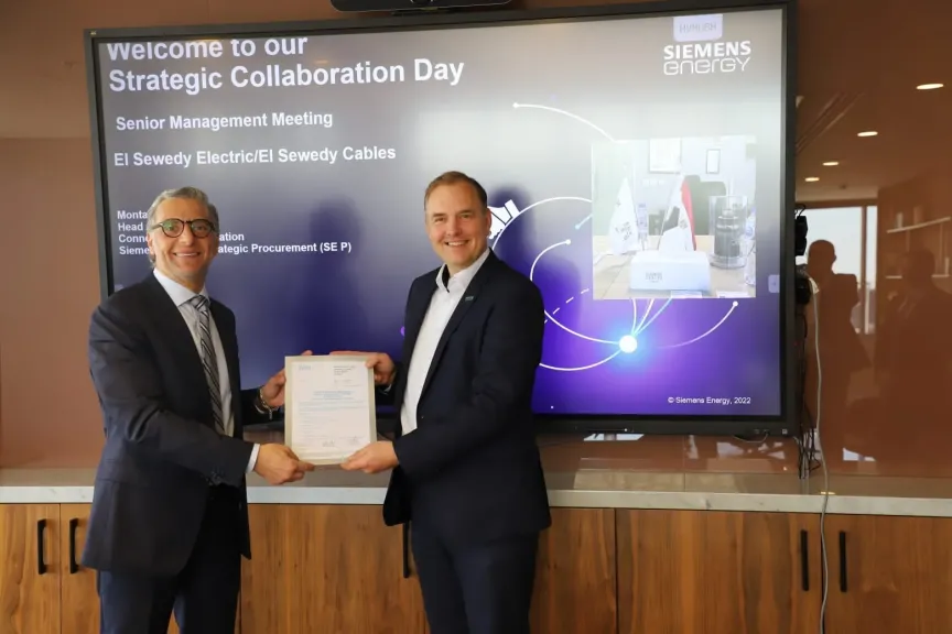 السويدي للكابلات شريك استراتيجي إقليمي مع  Siemens Energy