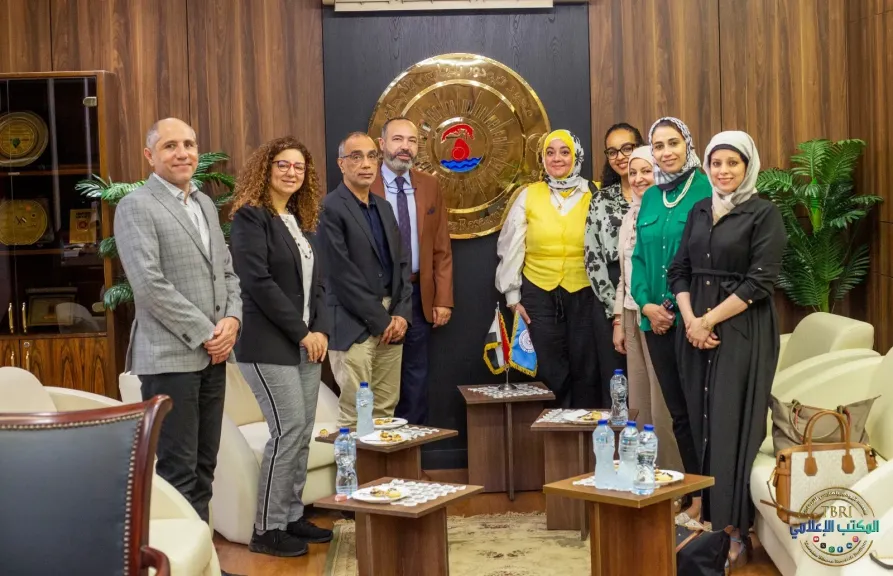 زيارة وفد الصحة العالمية لمعهد تيودور بلهارس تمهيدًا لاعتماده مركزًا للتعاون الدولي في مكافحة البلهارسيا