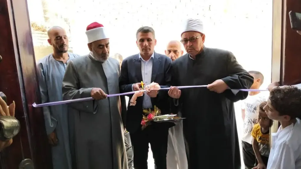 محافظ بني سويف يُنيب رئيس مدينة ناصر في افتتاح مسجد عزبة علي زيدان بعدإحلاله وتجديده”