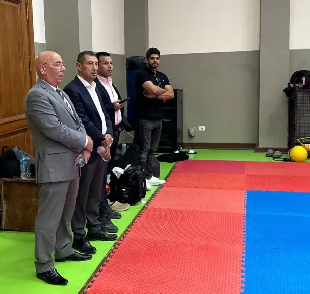 مجلس الكاراتيه يدعم المنتخبات الوطنية بالمركز الأوليمبى بالمعادى