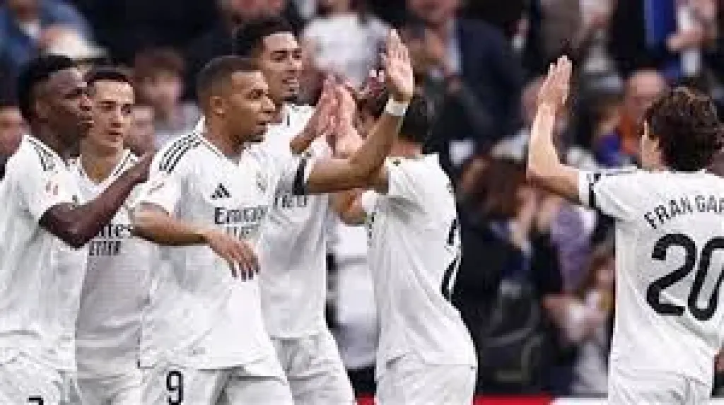 الدوري الإسباني، ريال مدريد يتقدم على سوسيداد بهدف مبابي في الشوط الأول