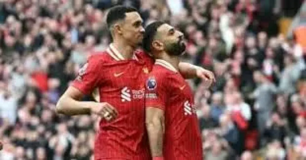 محمد صلاح يحرز هدف تعادل ليفربول ضد كريستال بالاس 1-1 بالدقيقة 85.. صور