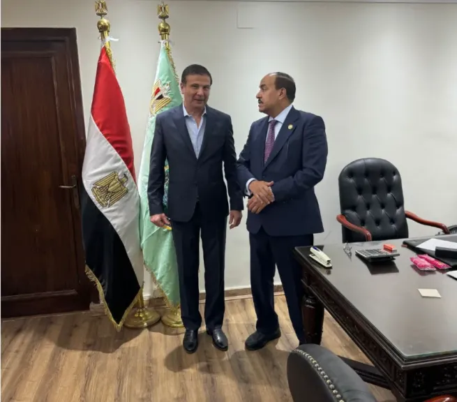 النائب أحمد قورة ووزير الزراعة