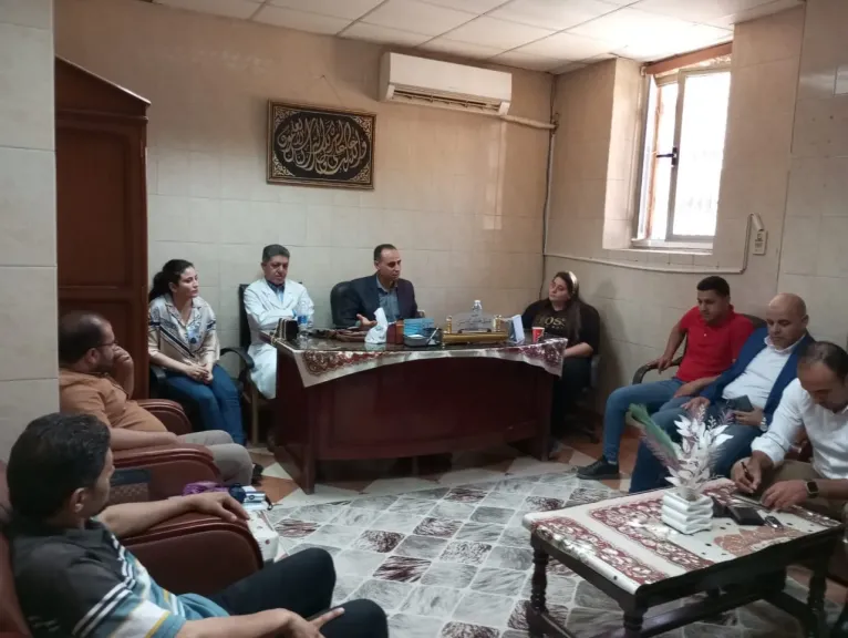 جمبعة يتفقد المرحلة الأخيرة لمشروع مبنى مستشفى الرمد الجديد