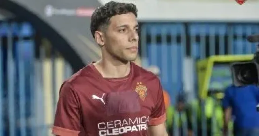 سيراميكا يتعادل أمام بيراميدز من ضربة جزاء أحمد بلحاج (1-1)