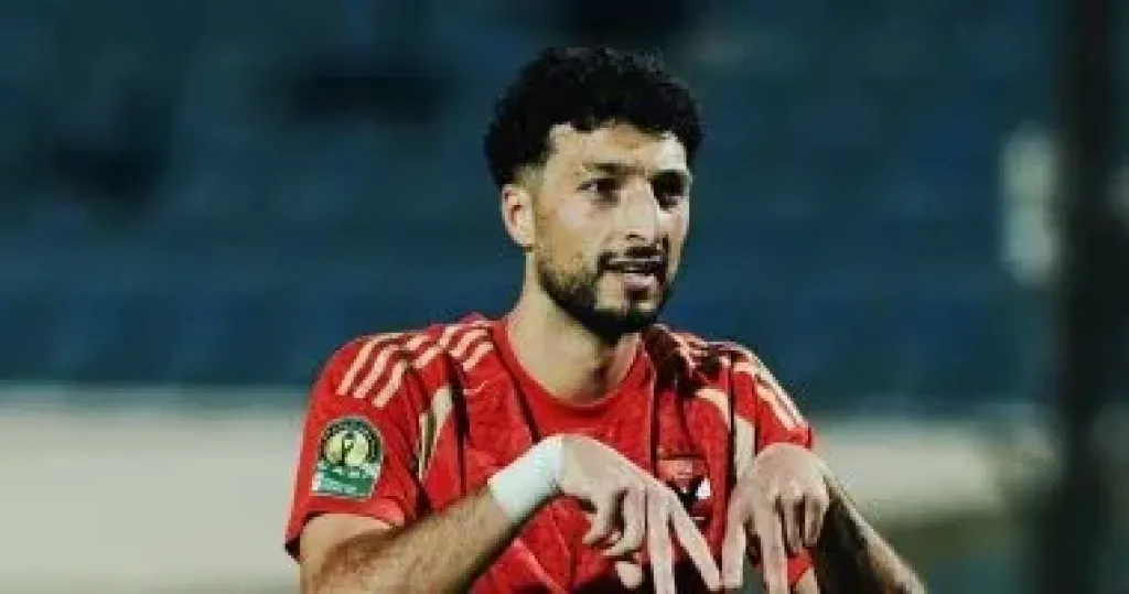 وسام أبو علي يعزز تقدم الأهلي على فاركو بالهدف الثاني في الدقيقة 33