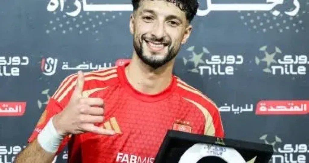 وسام أبو علي أفضل لاعب فى مباراة الأهلي وفاركو بـ”سوبر هاتريك”