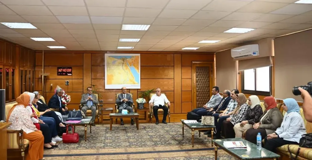 الدكتور المنشاوي يلتقي وفد المجلس الوطني للاعتماد EGAC