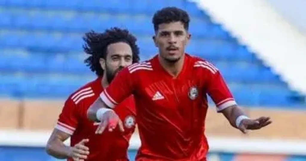 محمود ممدوح مهاجم حرس الحدود علي ردار سيراميكا والبنك الاهلى