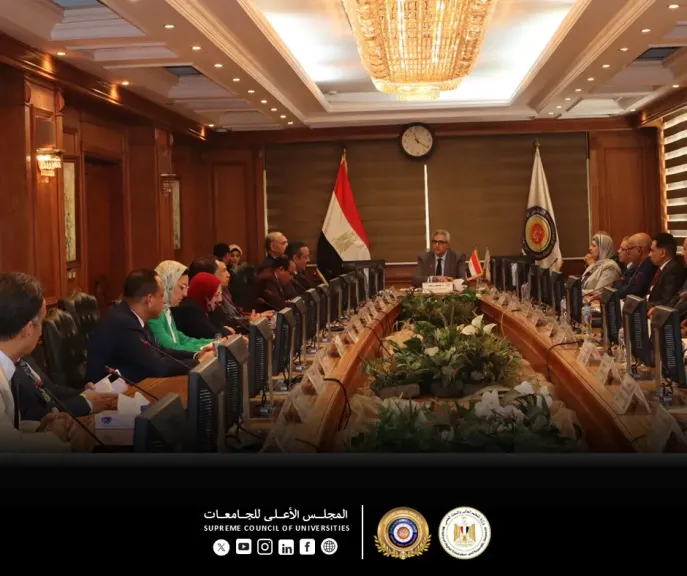 المجلس الأعلى لشئون الدراسات العليا والبحوث يعقد اجتماعه الدوري