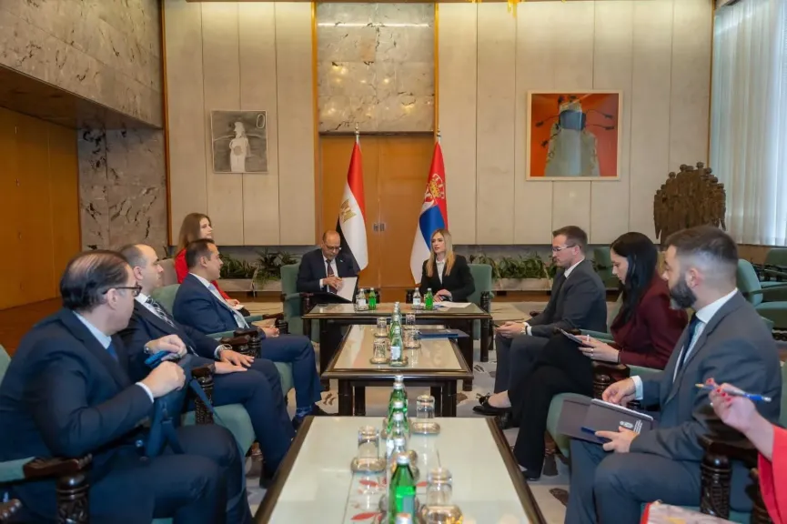 الوزير جبران يلتقي وزيرة العمل و التوظيف في صربيا لتفعيل سُبل التعاون وفتح أسواق عمل جديدة أمام الكوادر المصرية المُدربة