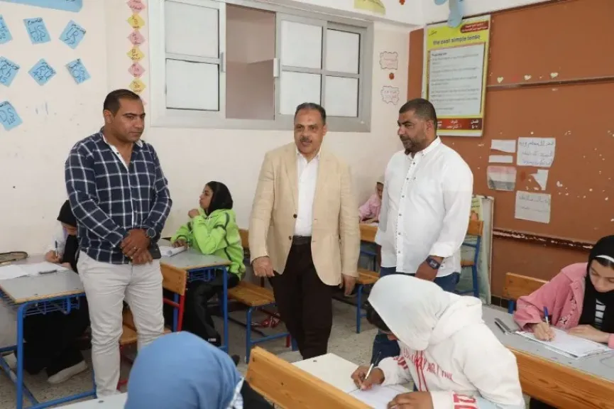 محافظ الشرقية يتفقد لجان امتحانات الشهادة الإعدادية 2024 / 2025