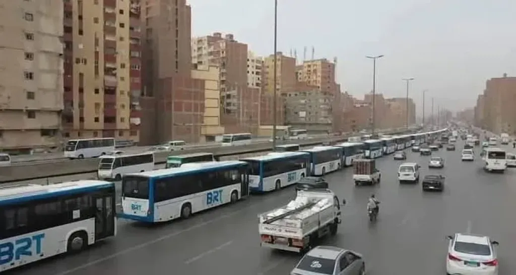 اليوم بدء التشغيل الرسمي لـ ”الأتوبيس الترددي” على الطريق الدائري