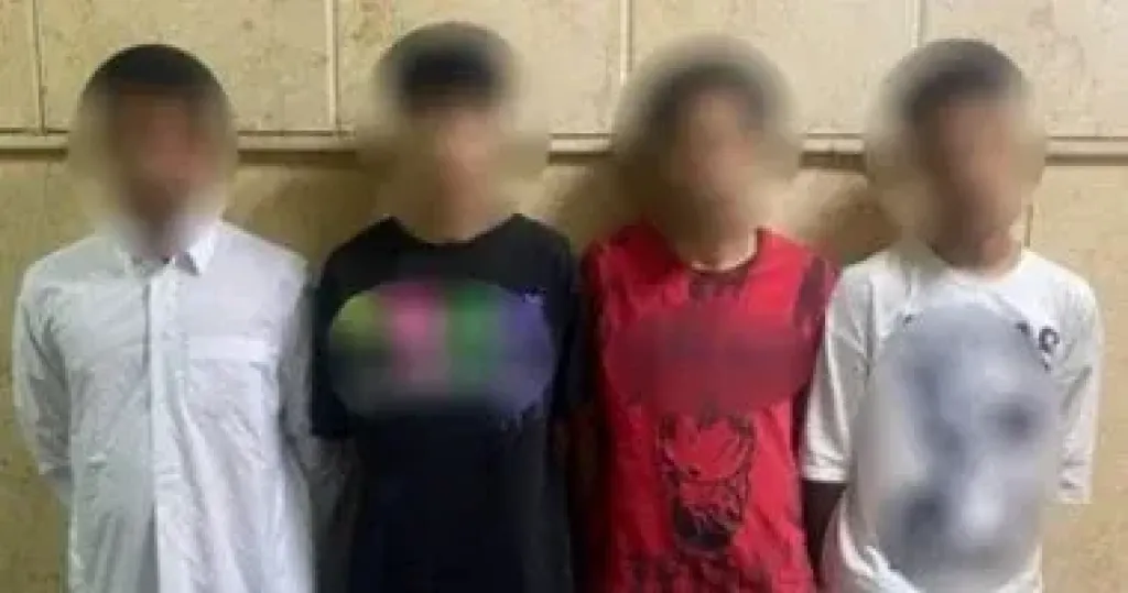 كشف ملابسات فيديو يظهر تعدى 4 يحملون أسلحة بيضاء على شخصين بمنطقة الزيتون