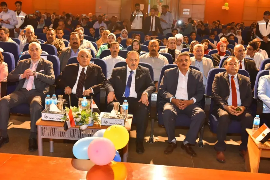 محافظ أسيوط وأمين حزب مستقبل وطن يشهدان احتفالية تكريم الفائزين