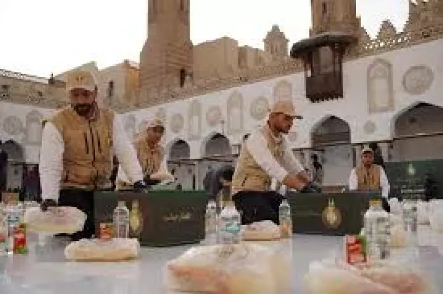 بيت الزكاة والصدقات يقدم 4000 وجبة إفطار للصائمين بالجامع الأزهر الخميس المقبل