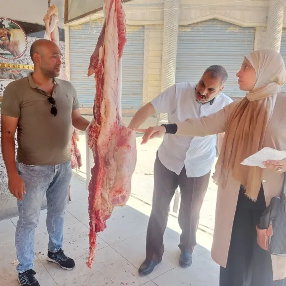 تحرير  31 محضر وضبط 539 كجم لحوم غير صالحة للإستهلاك الآدمي بالبحيرة