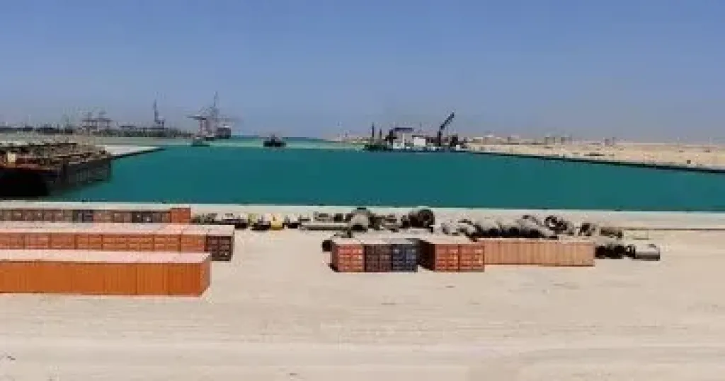 شاهد أحدث تصوير لمشروع استكمال وتطوير ميناء السخنة