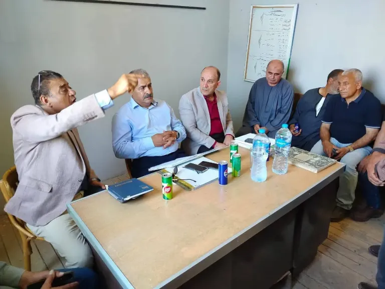 مدير الإصلاح الزراعي يتفقد أعمال الهيئة والجمعيات  في كفر الشيخ في ثاني أيام العيد