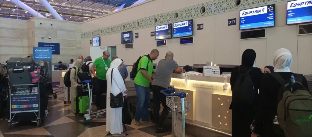 مصر للطيران تسير غدًا 9 رحلات جوية لعودة الحجاج