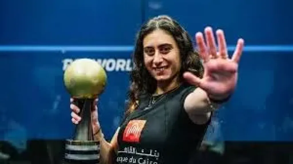 نور الشربيني: يشرفني الحصول على لقب أفضل لاعبة في موسم الاسكواش