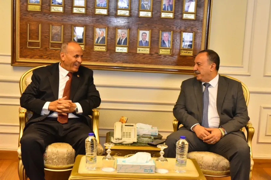 محافظ أسيوط يستقبل رئيس هيئة قضايا الدولة خلال زيارته للمحافظة