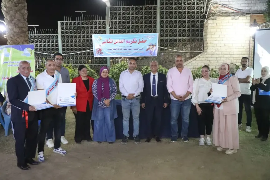 احتفالية مياه أسيوط للعامل المثالى تشهد ٤٠ متميزاً على منصة