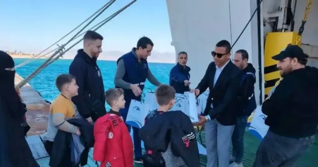 4550 مواطنًا سوريًا يغادرون  ميناء نويبع إل وطنهم