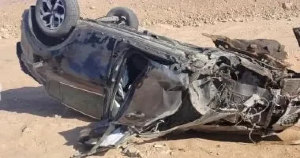 إصابة وكيل نيابة إدارية في حادث انقلاب سيارة بقنا