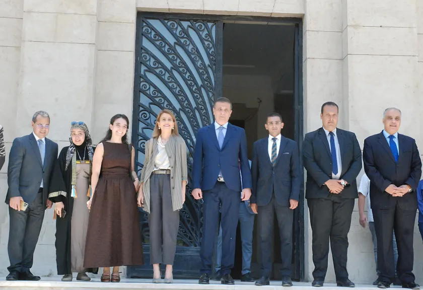 وزير الزراعة يلتقي مدير مكتب اليونسكو بالقاهرة ويصطحبها في جولة بالمتحف الزراعي لتعزيز التعاون في أعمال التطوير