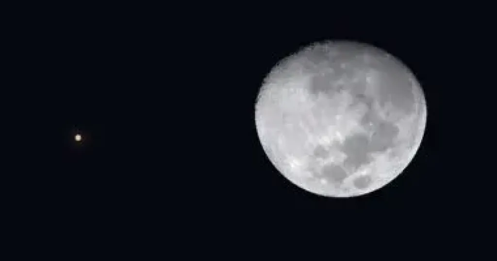 بالعين المجردة.. اقتران المريخ مع نجم قلب الأسد الليلة فى ظاهرة فلكية بديعة