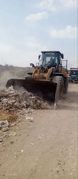 رفع 1050طن قمامة و مخلفات مبانى بالقنايات