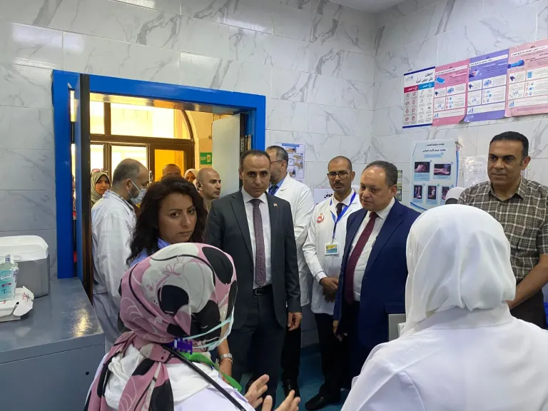 وكيل صحة الشرقية  يتفقد مستشفى الصدر بالزقازيق  بحضور لجنة  ”جهار” لمتابعة إجراءات الجودة