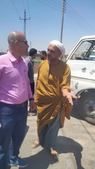 محافظ أسيوط: ضبط سيارة تلقي مخلفات الصرف الصحي بترعة