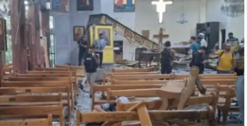 35 قتيلا ومصابا في تفجير كنيسة بالعاصمة السورية دمشق