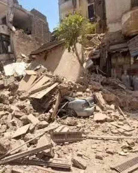 تقرير الحي في انهيار عقار شبرا يكشف مفاجآت