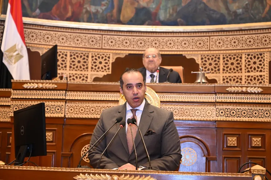 المستشار محمود فوزي أمام الجلسة العامة لمجلس الشيوخ: الدورة البرلمانية الأخيرة جسدت صورة مشرّفة للعمل الوطني والتشريعي الراقي