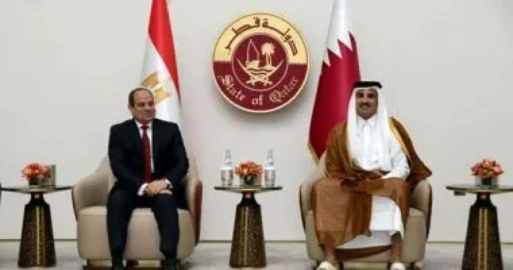 الرئيس السيسى يؤكد للأمير تميم إدانة مصر لأى انتهاك يمس سيادة قطر