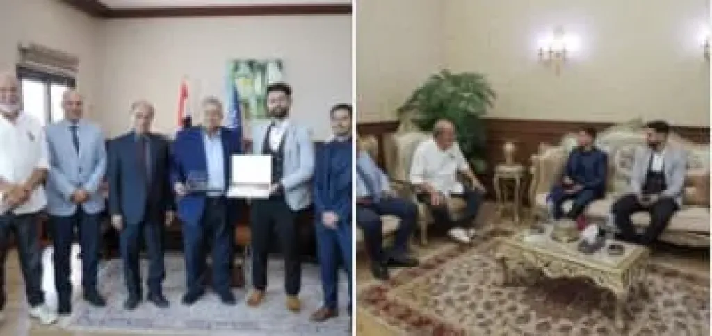 رئيس جامعة بدر بالقاهرة يستقبل وفد طلاب جامعة الجزائر 2 لتسلم جائزة أفضل سيناريو عن فيلم ”زهرة” في مهرجان بدر السينمائي