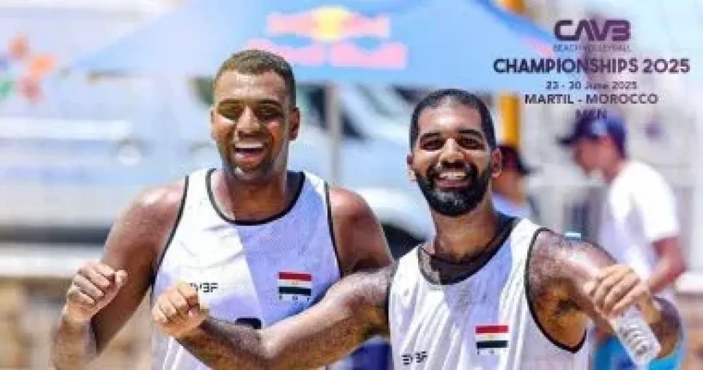 فوز رجال الطائرة الشاطئية على النيجر في بطولة أفريقيا