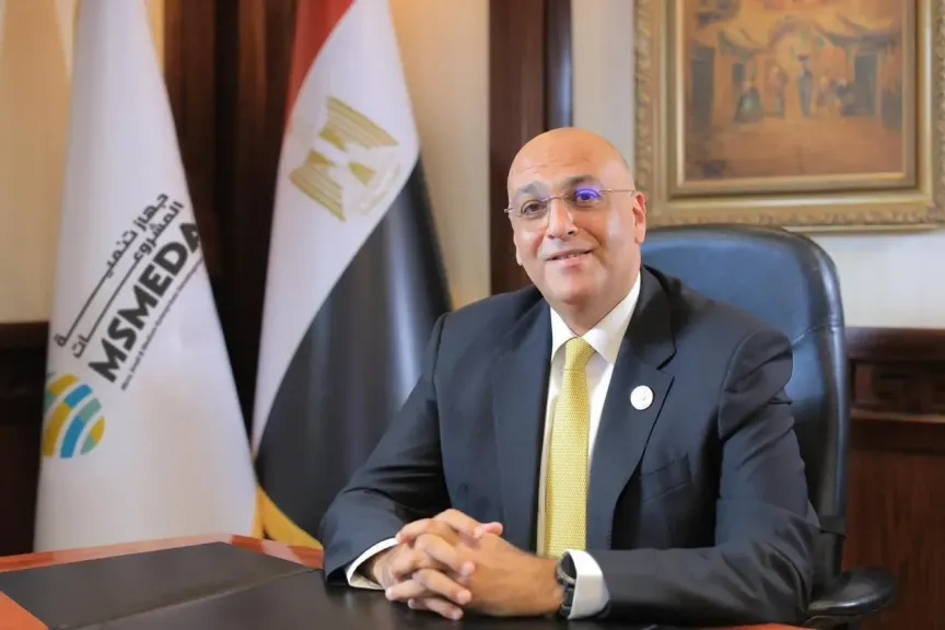 باسل رحمى يستعرض استراتيجية الشمول المالي والتحول الرقمي