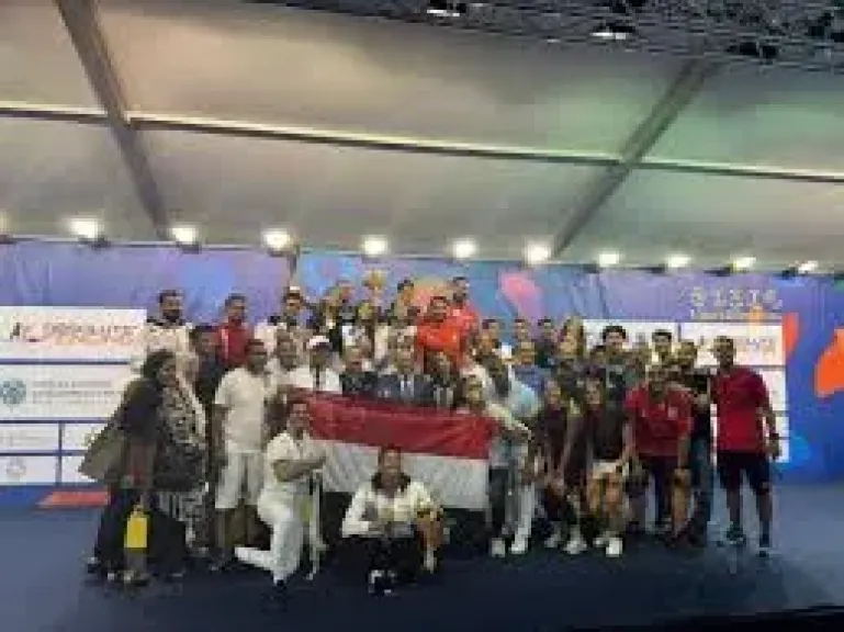 أشرف صبحي يهنئ الخماسي الحديث بعد إنجاز بطولة العالم للناشئين